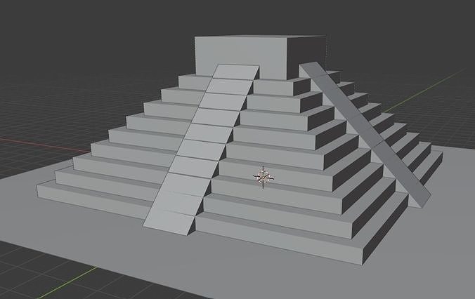 maya pyramid free 3D model | CGTrader