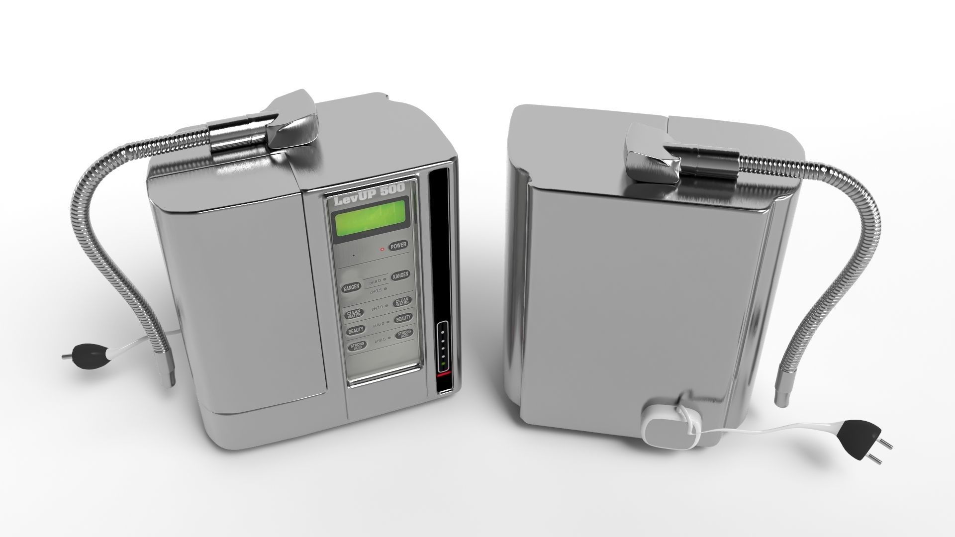 Water cleaning machine kangen water filter LevUp500Plat 3D model