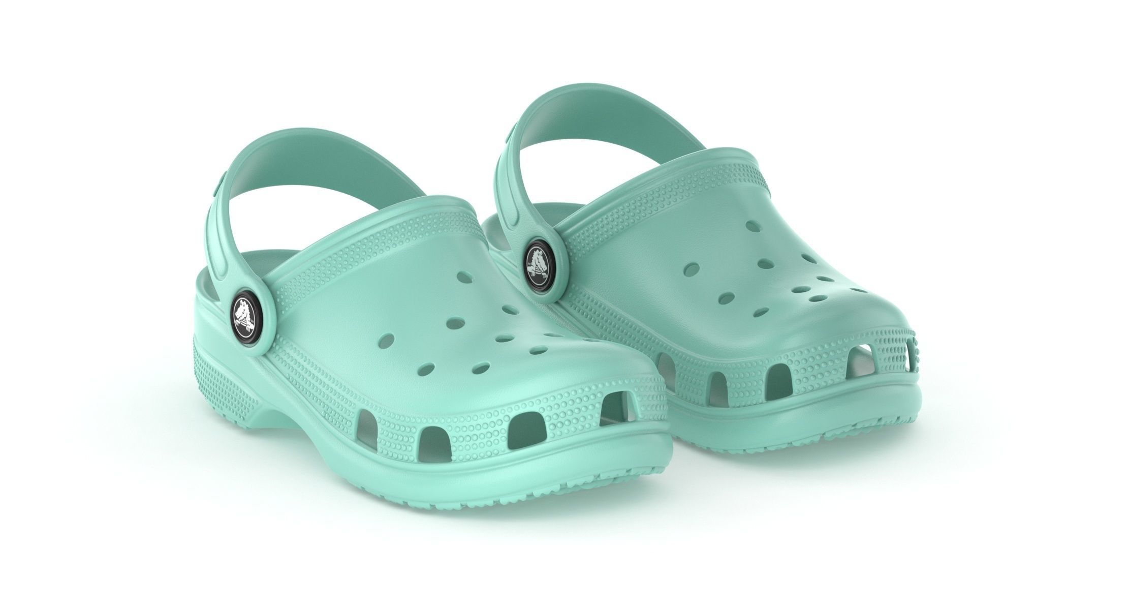 Crocs Classic Clog Pistachio 3D model CGTrader