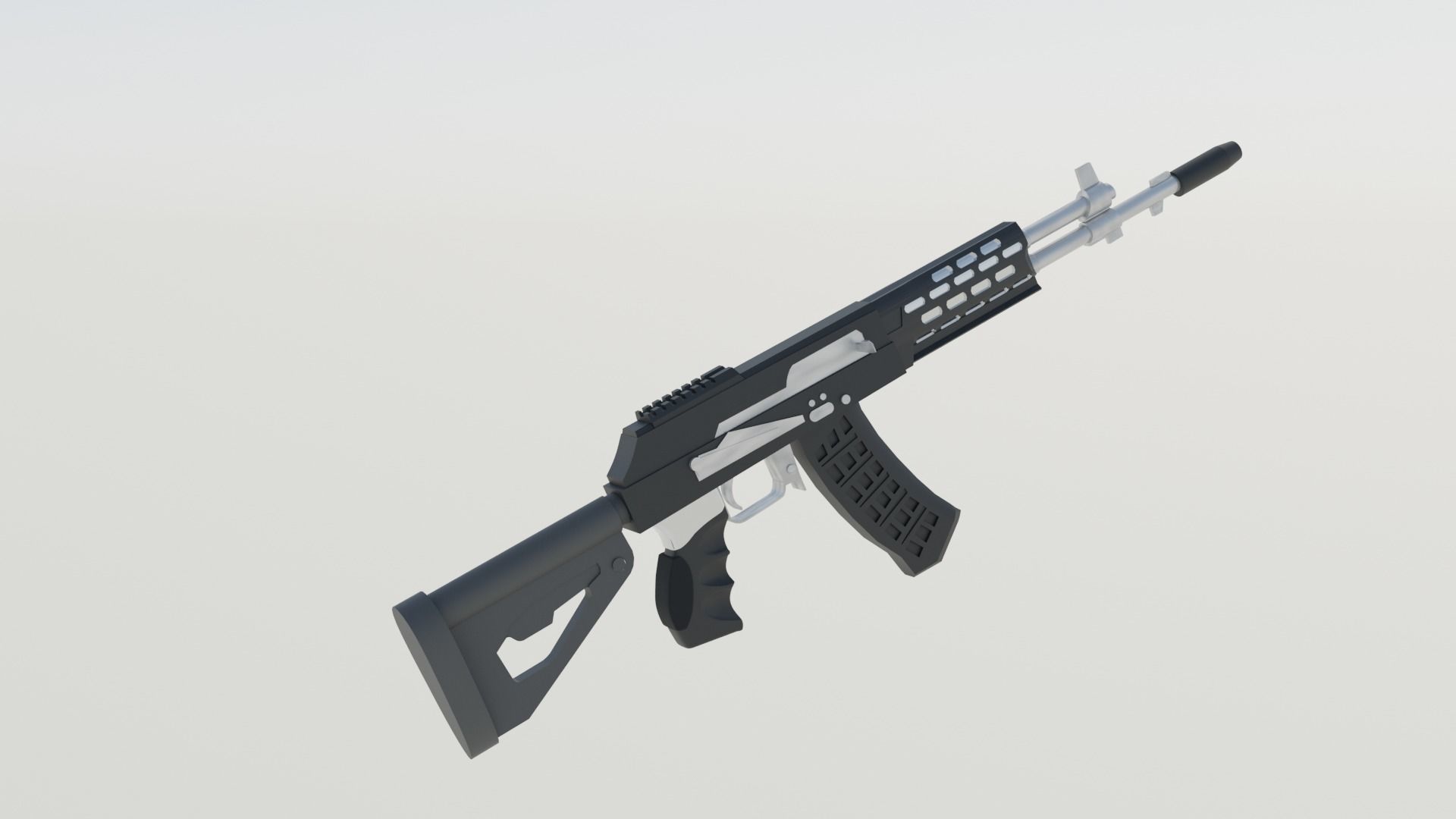 AK12 from 2016 produced in Russia 3D model | CGTrader
