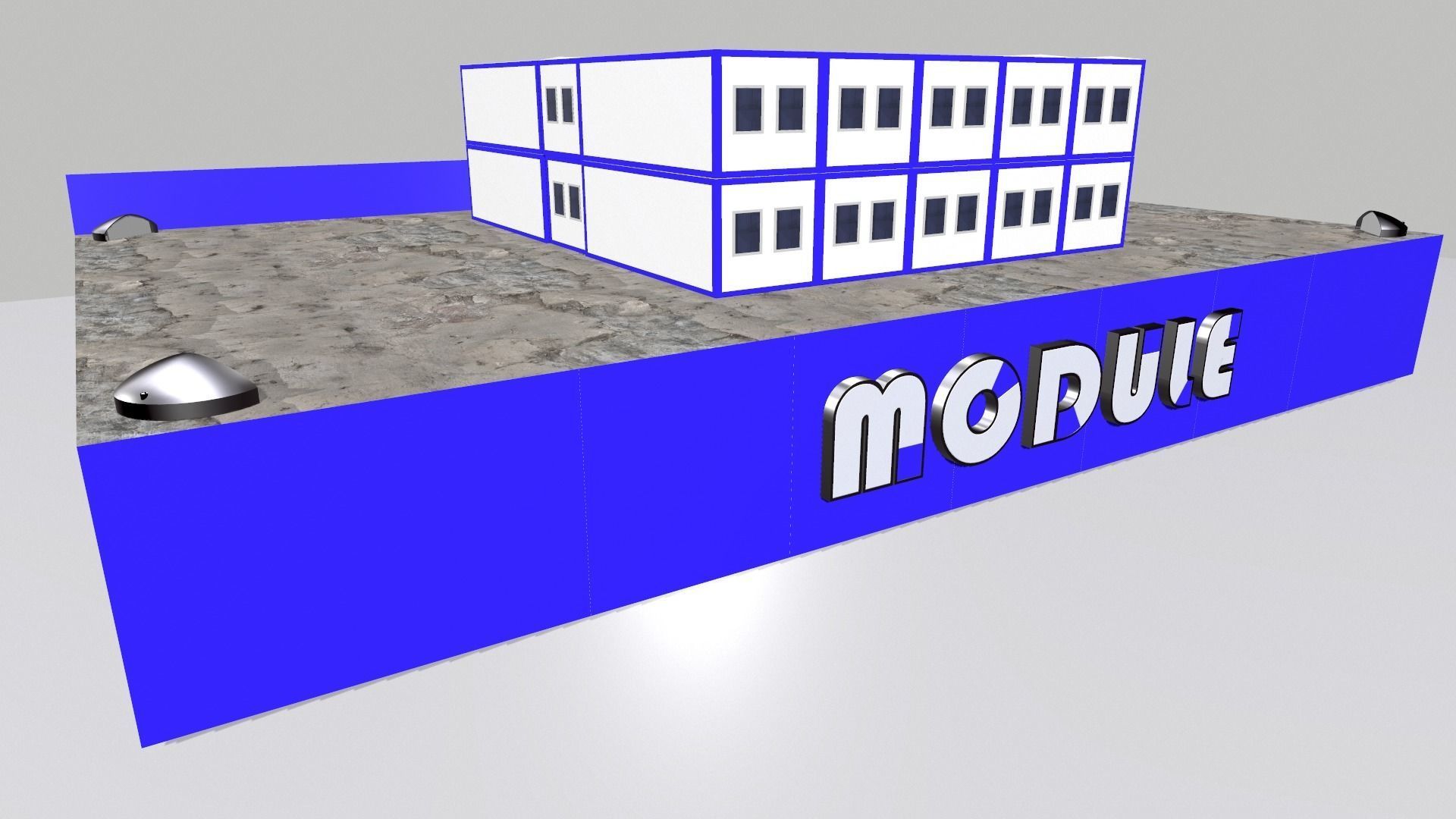 Presentation stand Modular building