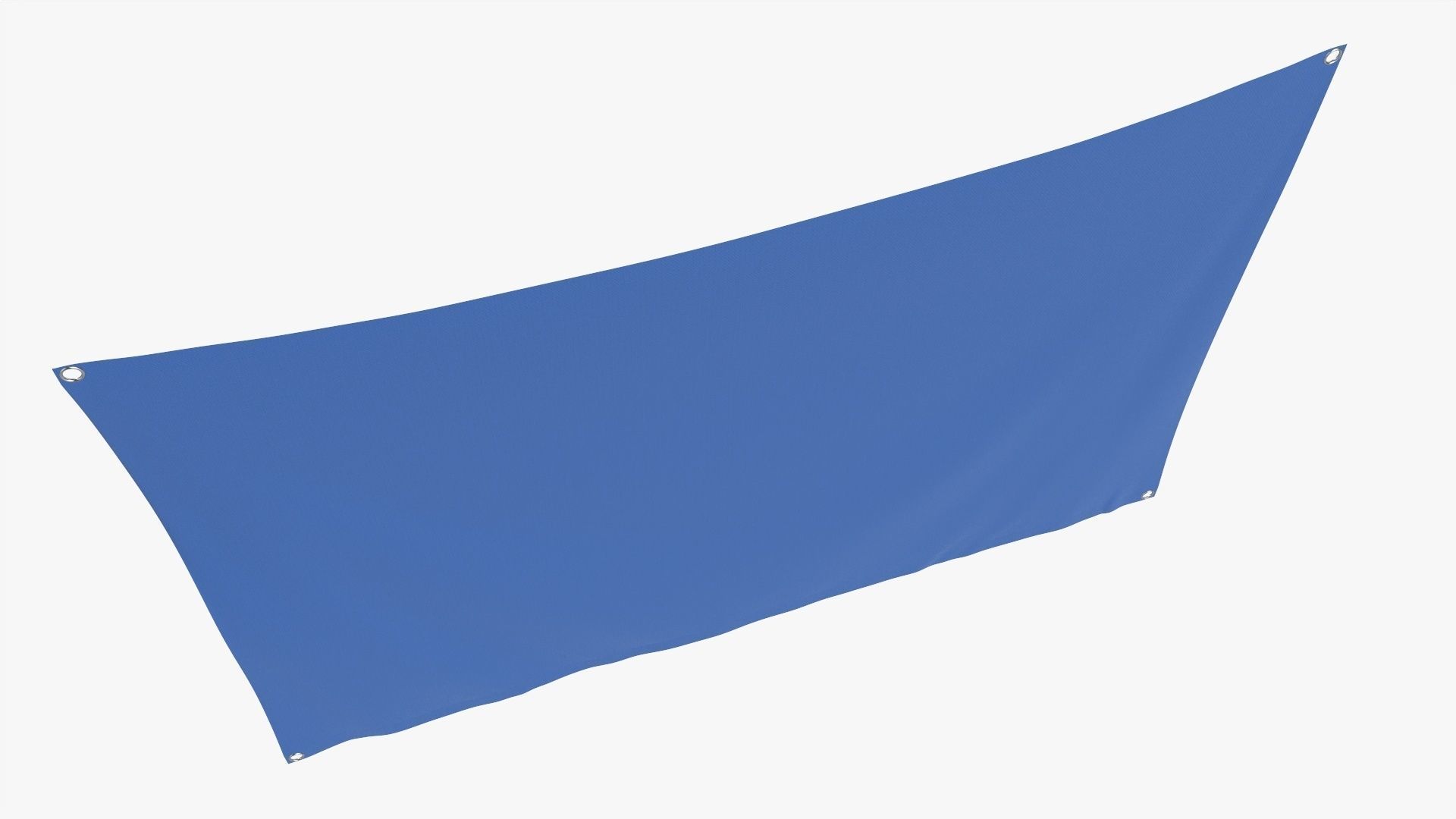 Hanging wall banner with eyelets mockup 3D model CGTrader