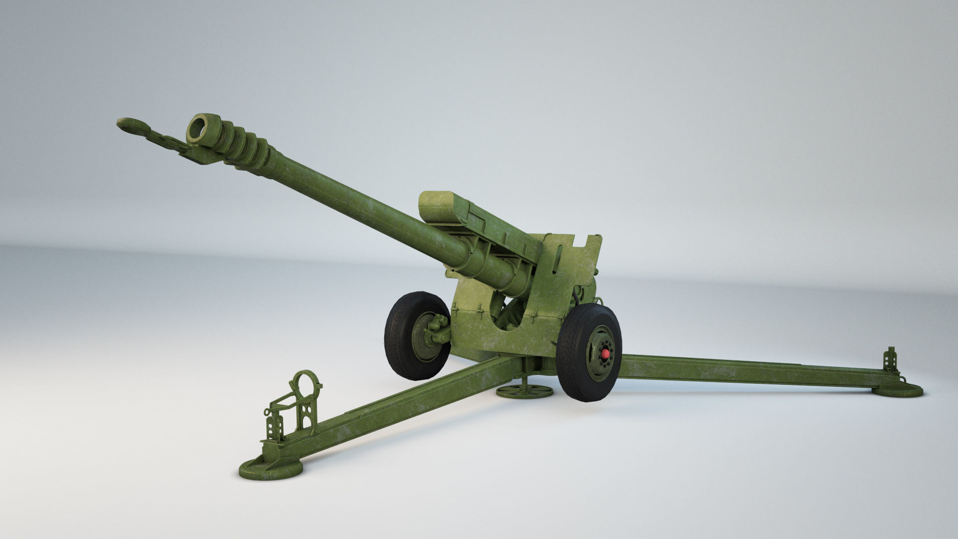 weaponry 3D Artillery CGTrader