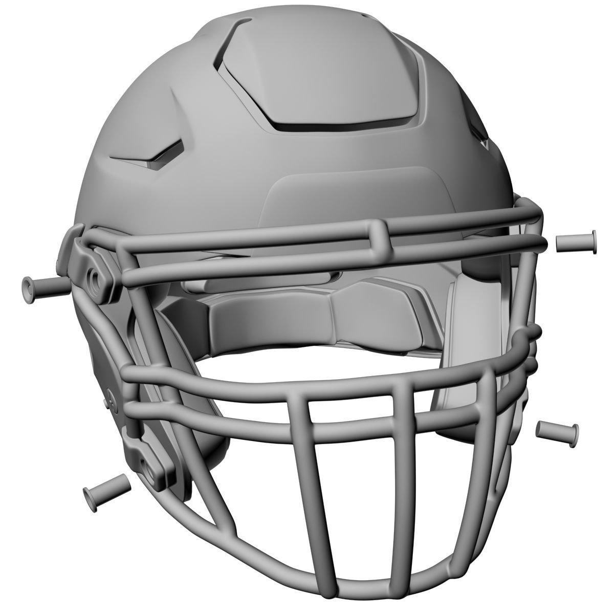 Riddell Speed Flex Football Helmet 3D model 3D printable CGTrader