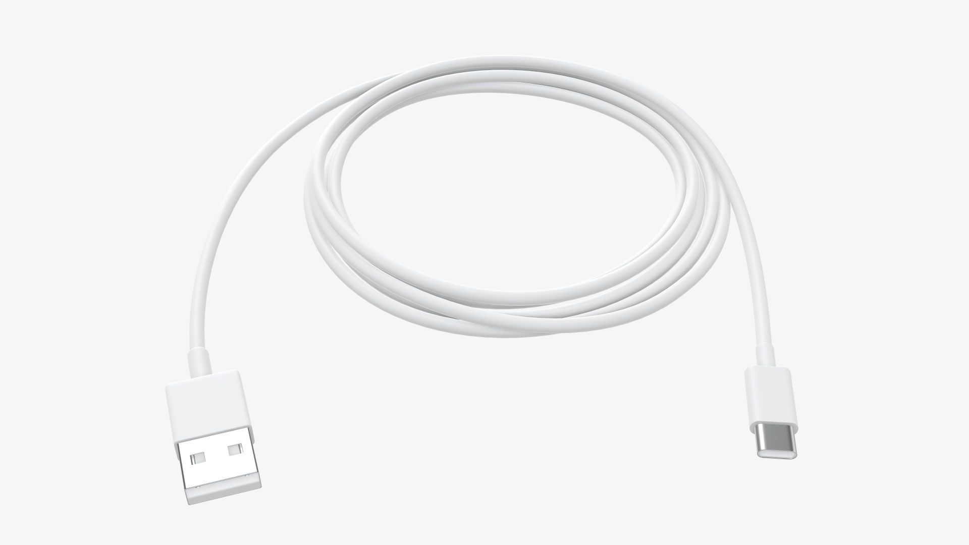 Cable USB-C to USB white