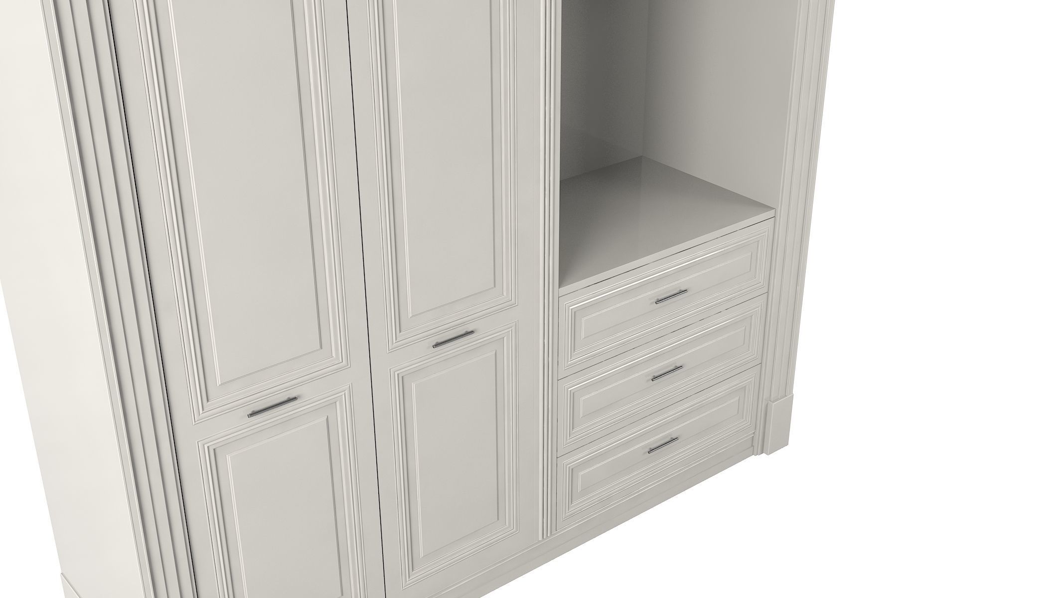 Entrance Hall Wardrobe 3D model CGTrader