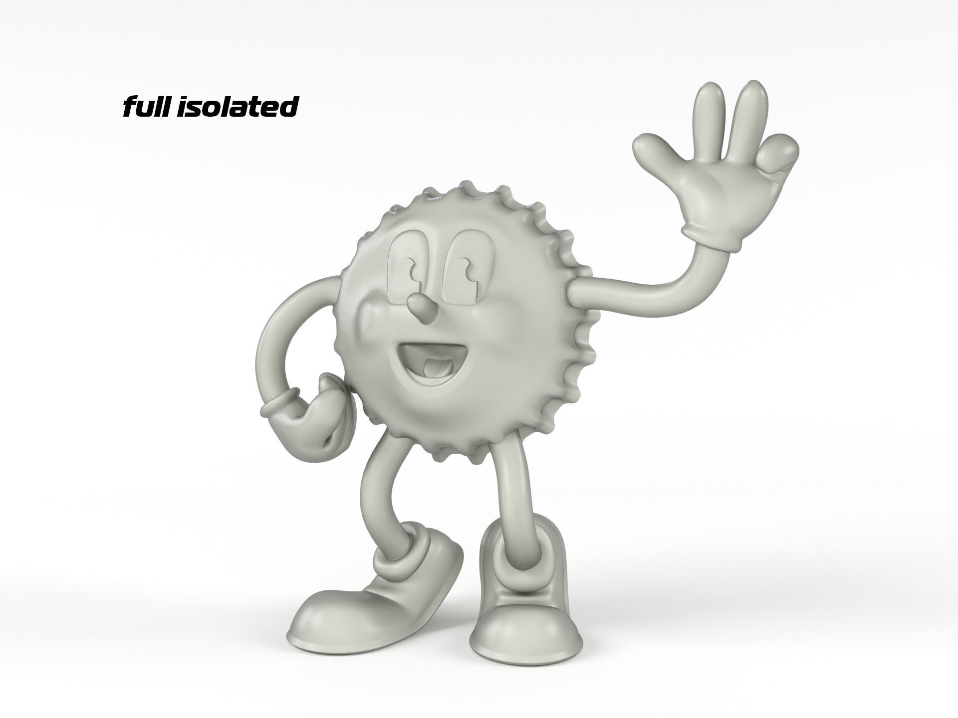 Cappy mascot of Nuka Cola 3D model 3D printable | CGTrader