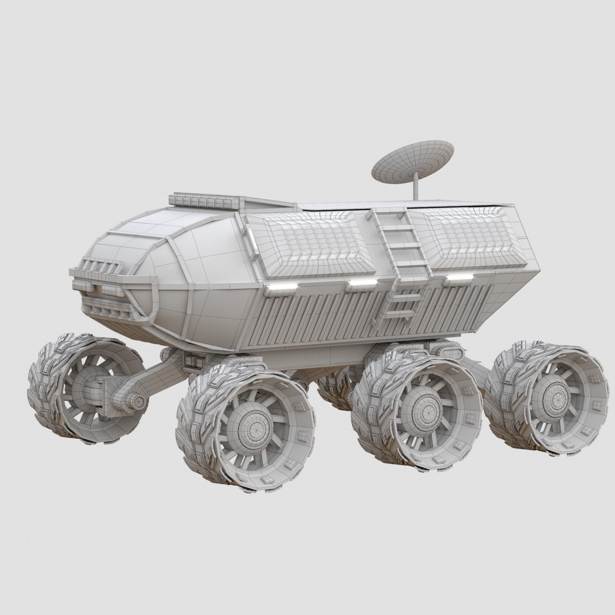 Rover Mars explorer 3D model | CGTrader