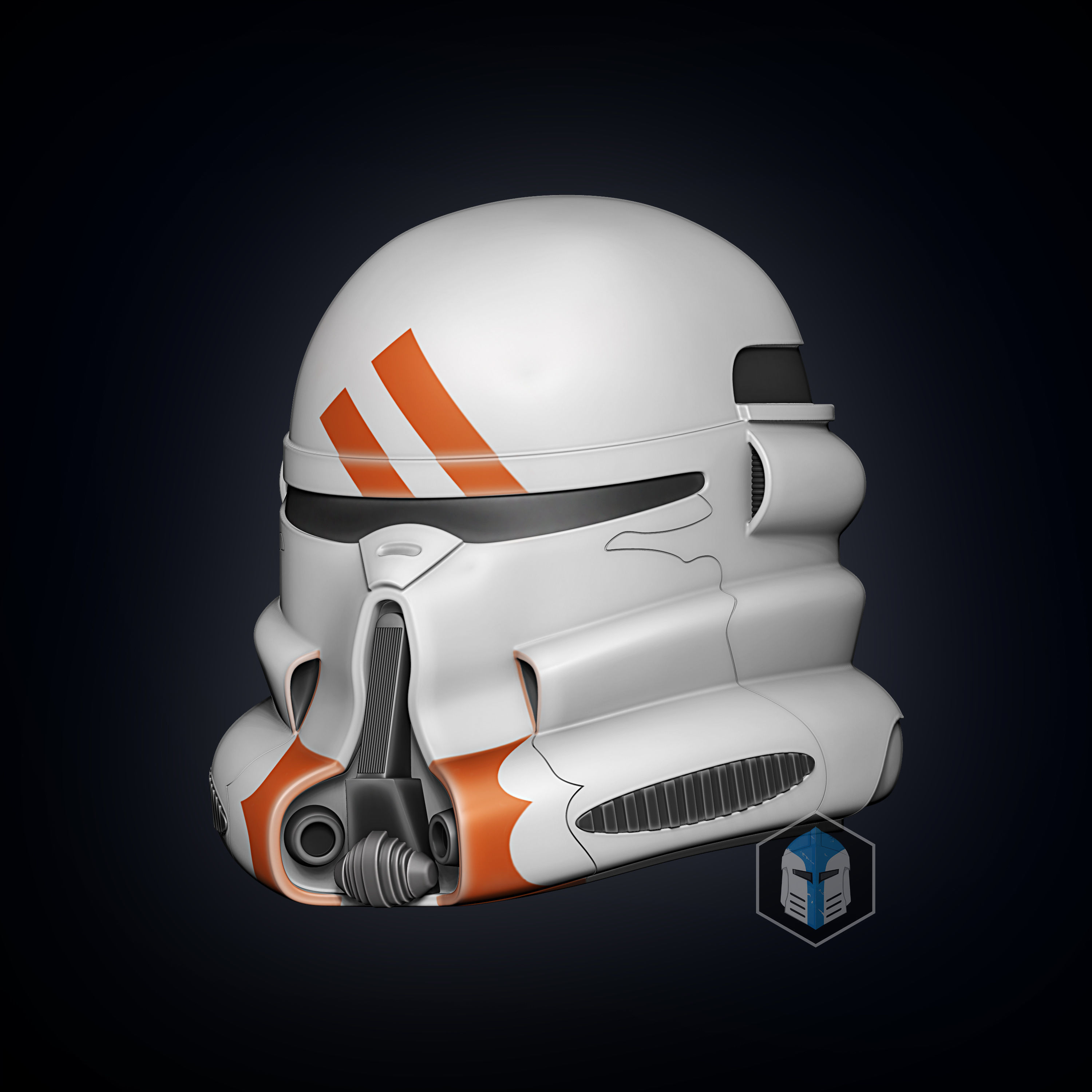 Airborne Clone Trooper Helmet 3D model 3D printable CGTrader
