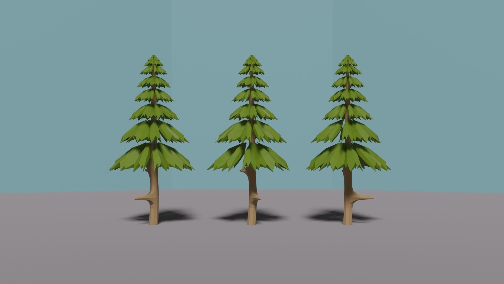 LOW POLY PINE TREE free VR / AR / low-poly 3D model | CGTrader