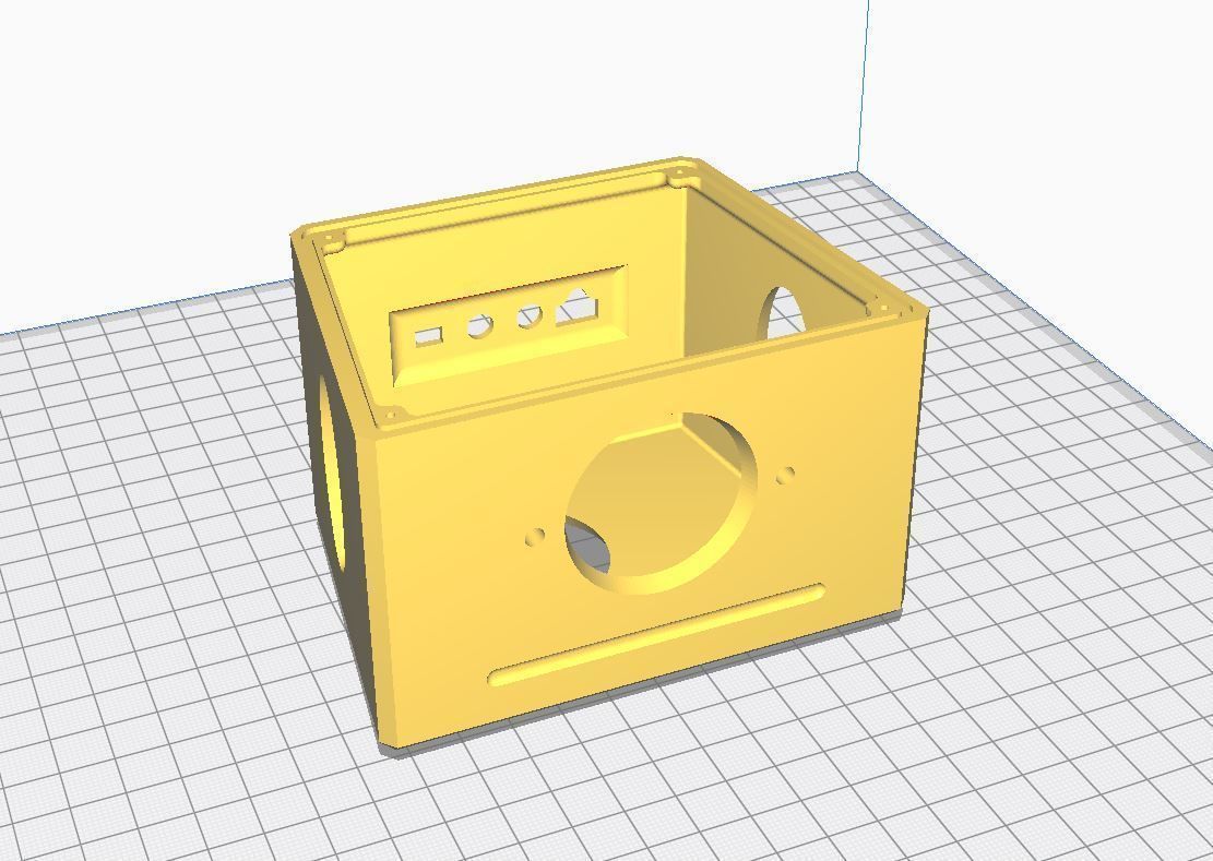 Subwoofer speaker housing bluetooth 3D model 3D printable CGTrader