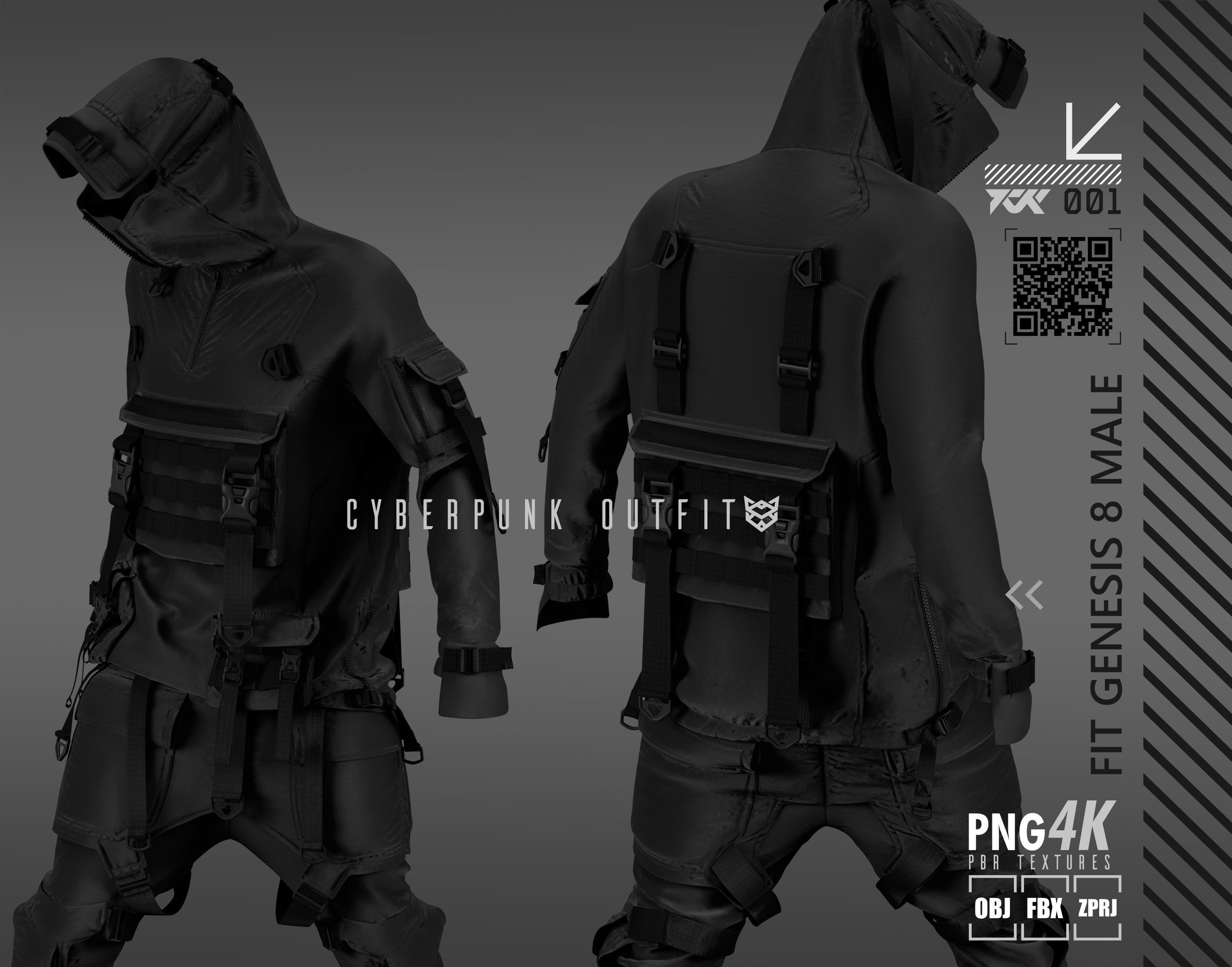 cyberpunk outfit male