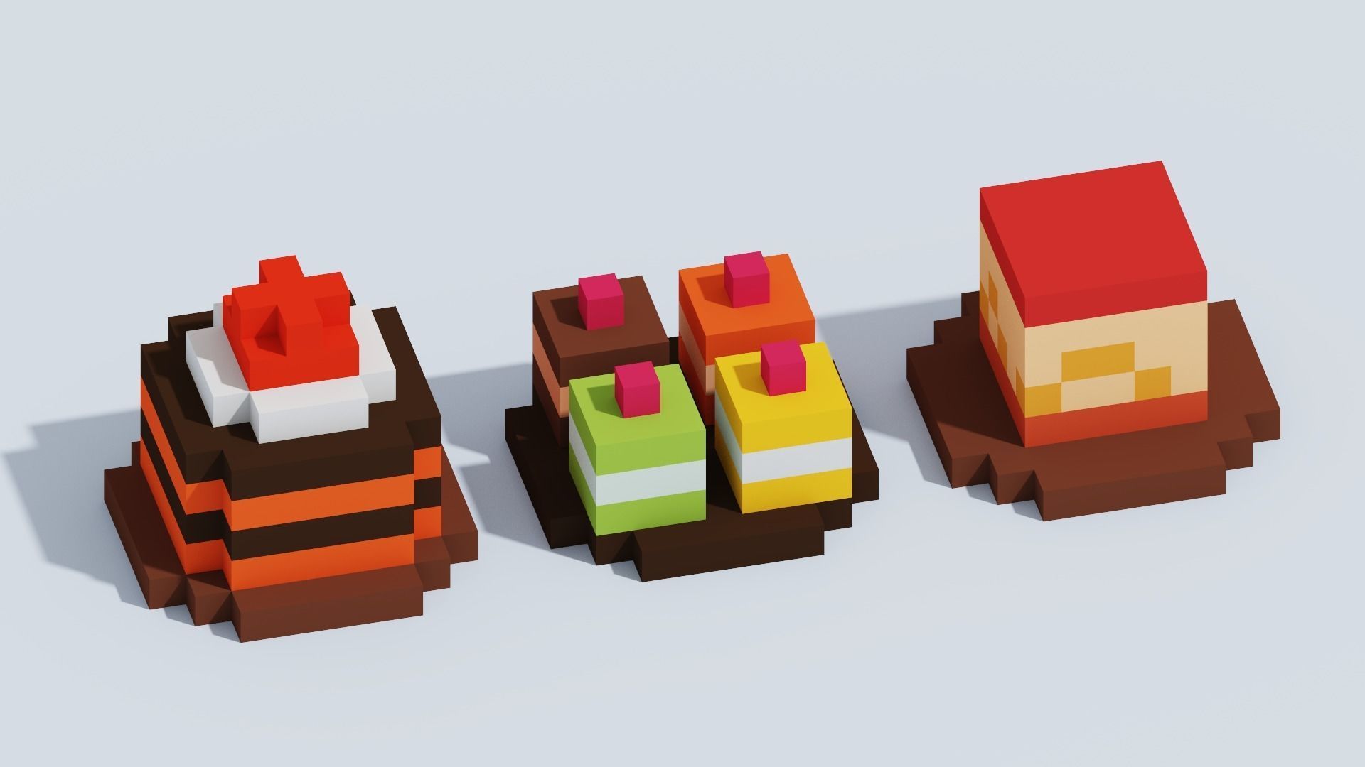 3D model Voxel Desert Set VR / AR / low-poly | CGTrader