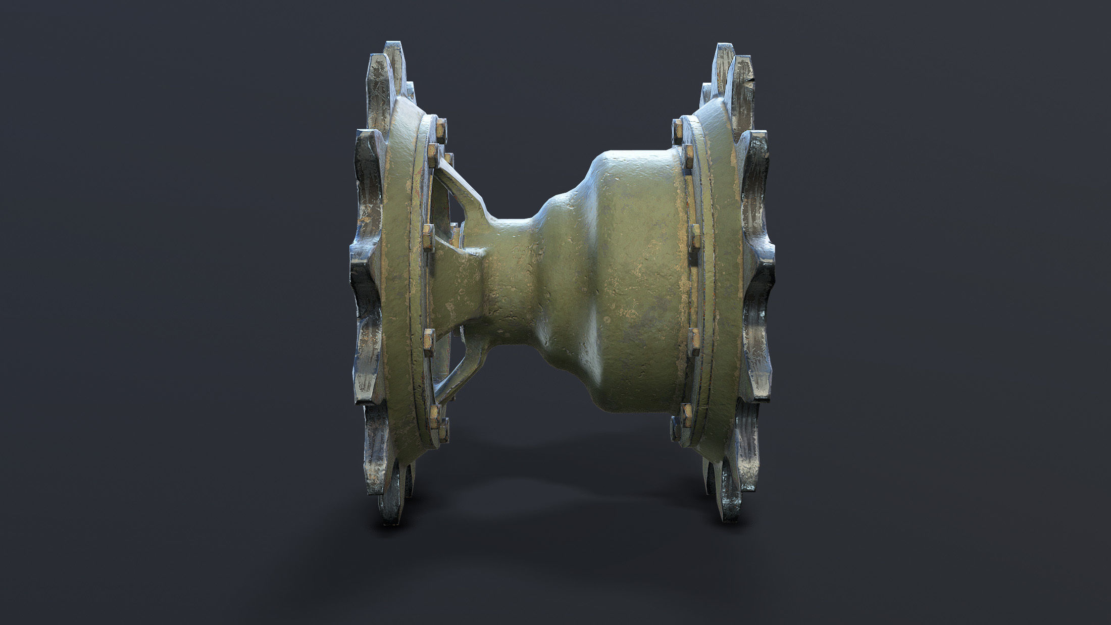 3D model T-55 Tank Wheels Set VR / AR / low-poly | CGTrader