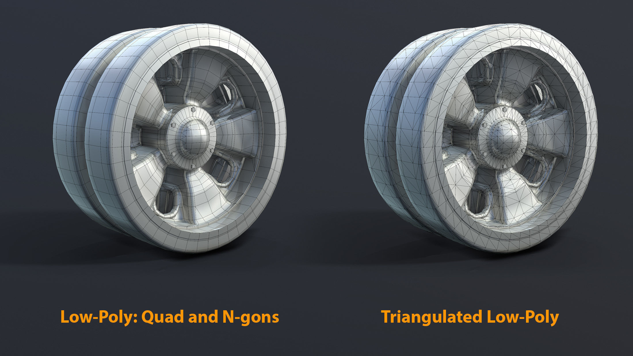 3D model T-55 Tank Wheels Set VR / AR / low-poly | CGTrader