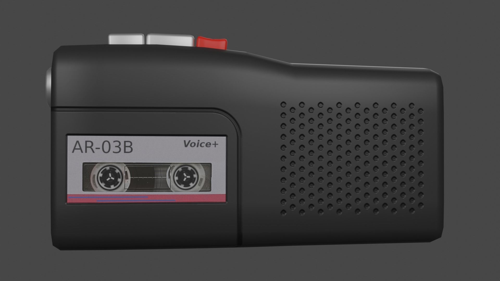3D model Audio Recorder VR / AR / lowpoly CGTrader