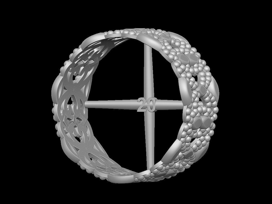 Wedding Ring 11 stl 3D model 3D printable CGTrader