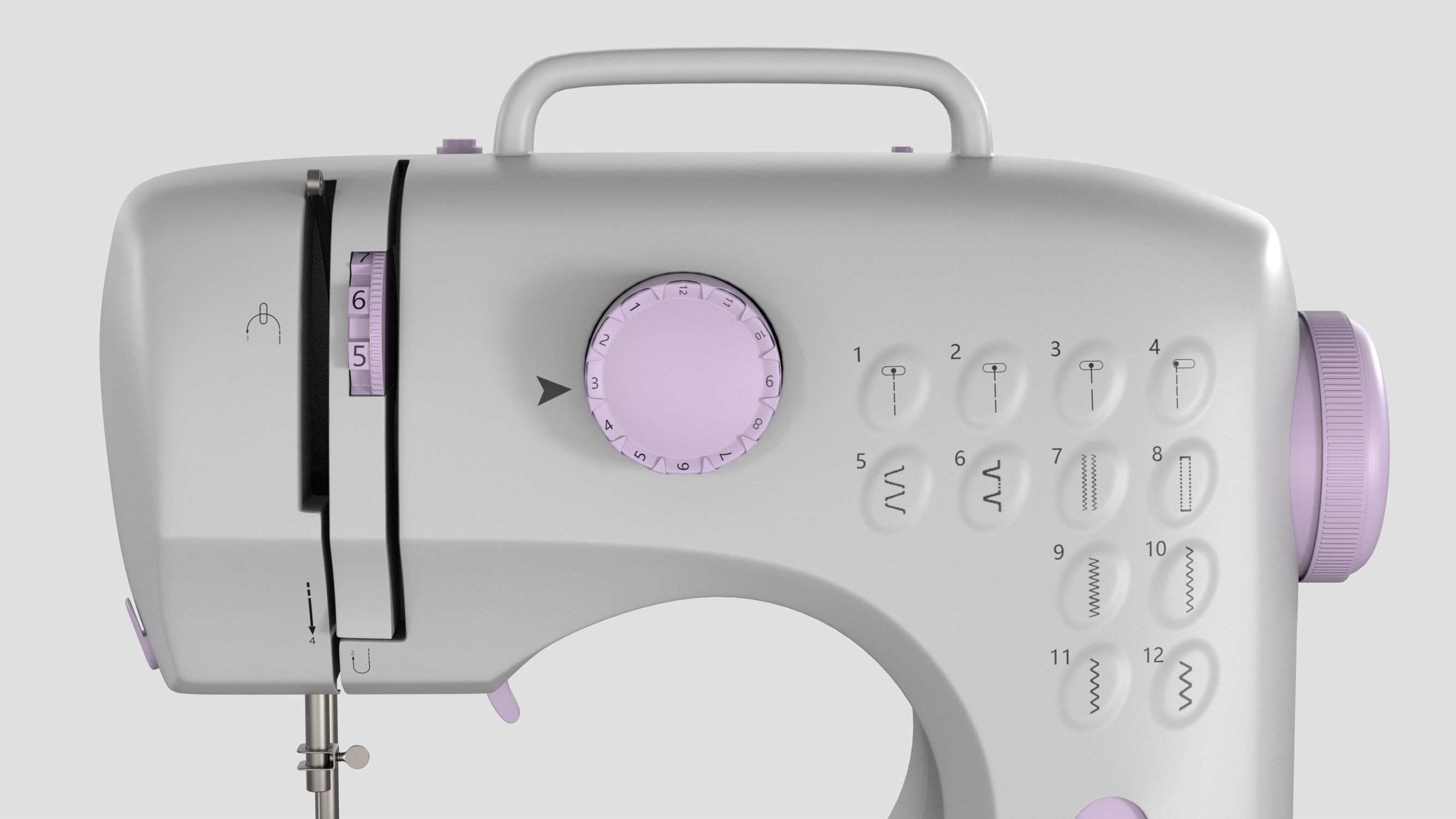Aonesy Portable Sewing Machine 3D model CGTrader