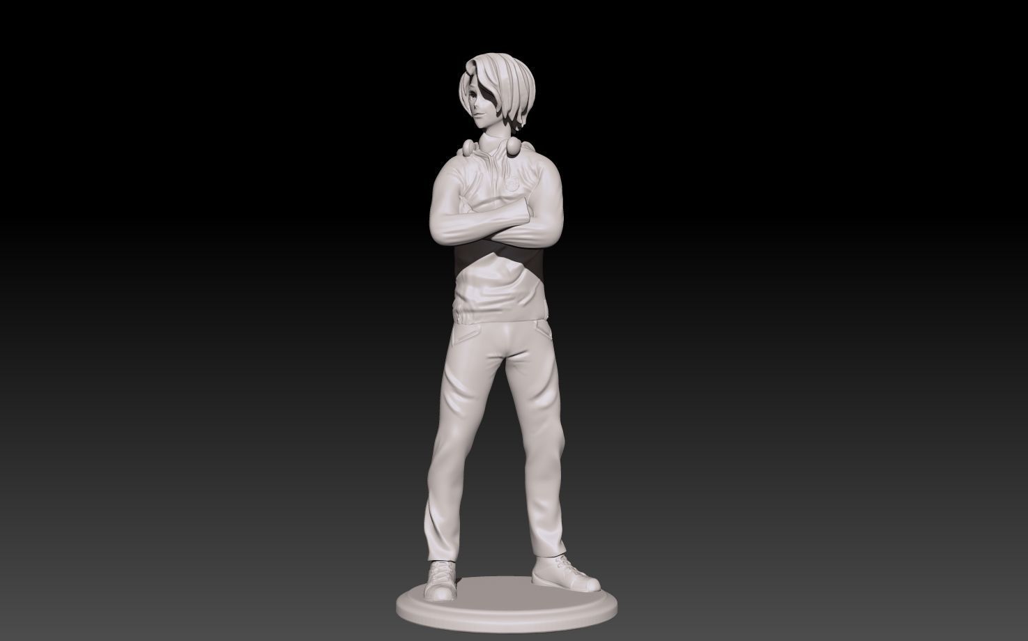 Anime boy character free 3D model 3D printable | CGTrader