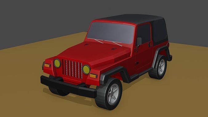 Jeep Wrangler 1995 3D model