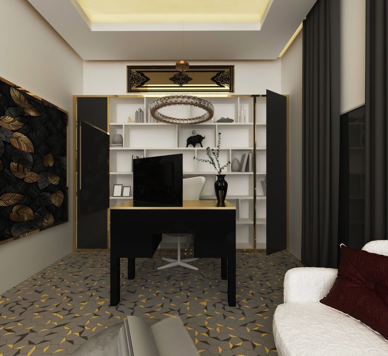 master office free 3D model CGTrader