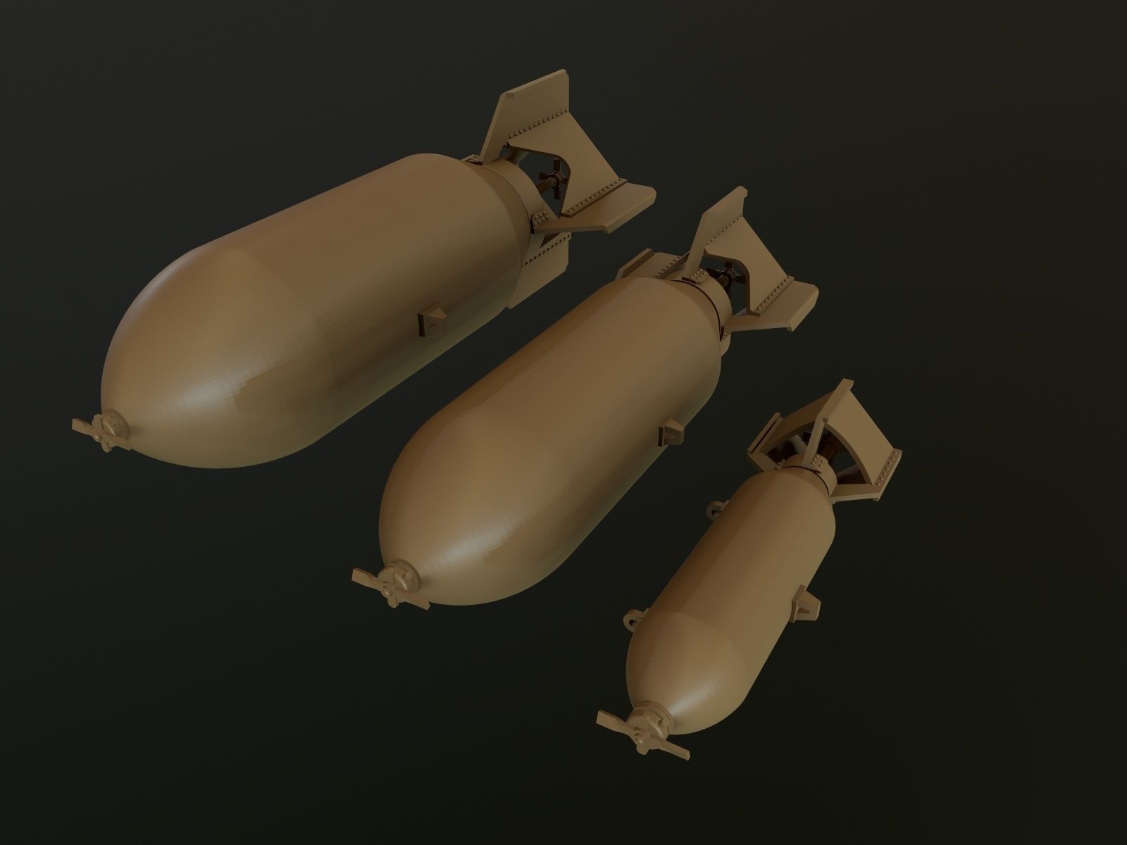US GP BOMB WW2 100LB 500LB 1000LB 1-32 1-35