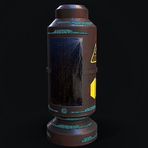 3D model Sci-Fi Tube VR / AR / low-poly | CGTrader