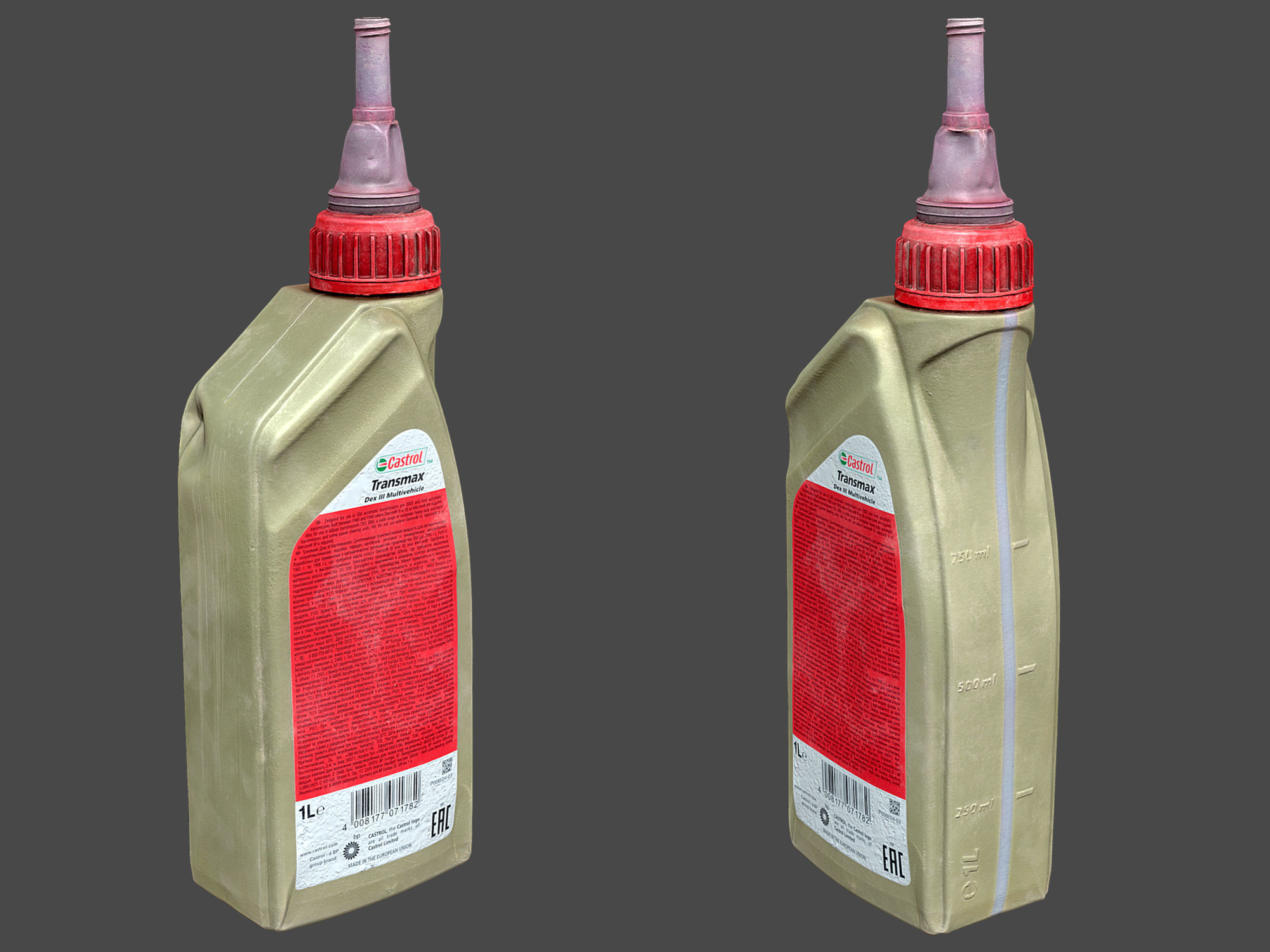 Transmission Fluid Bottle 3D model CGTrader