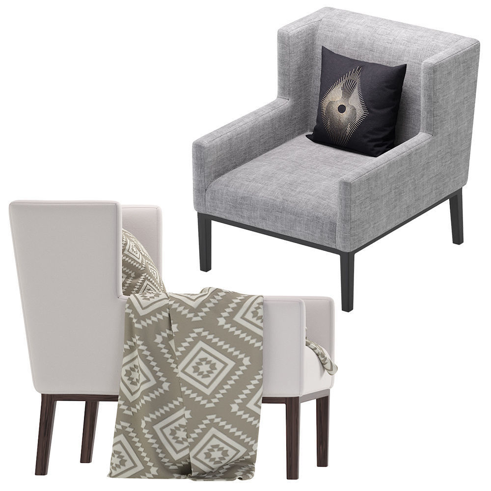 Coco Republic Hampshire Occasional Chair 3D model CGTrader