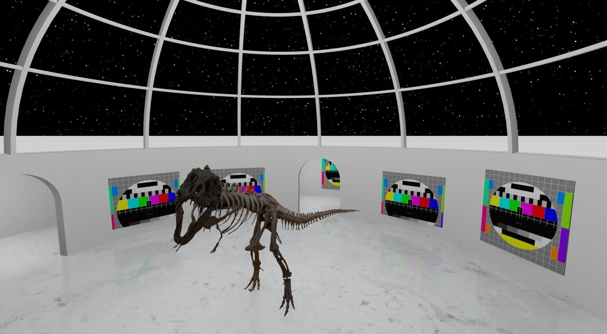 Eyewitness Museum Intro Template 3D model animated | CGTrader