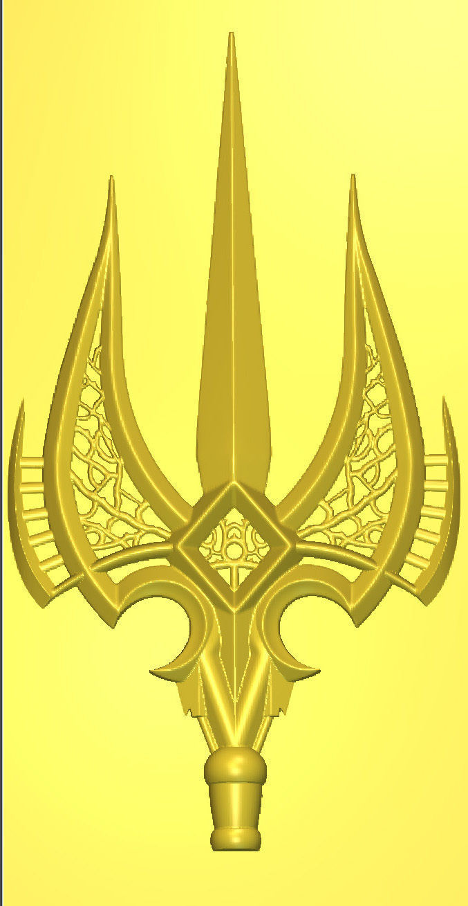 Fisherman King Trident 3D model 3D printable CGTrader