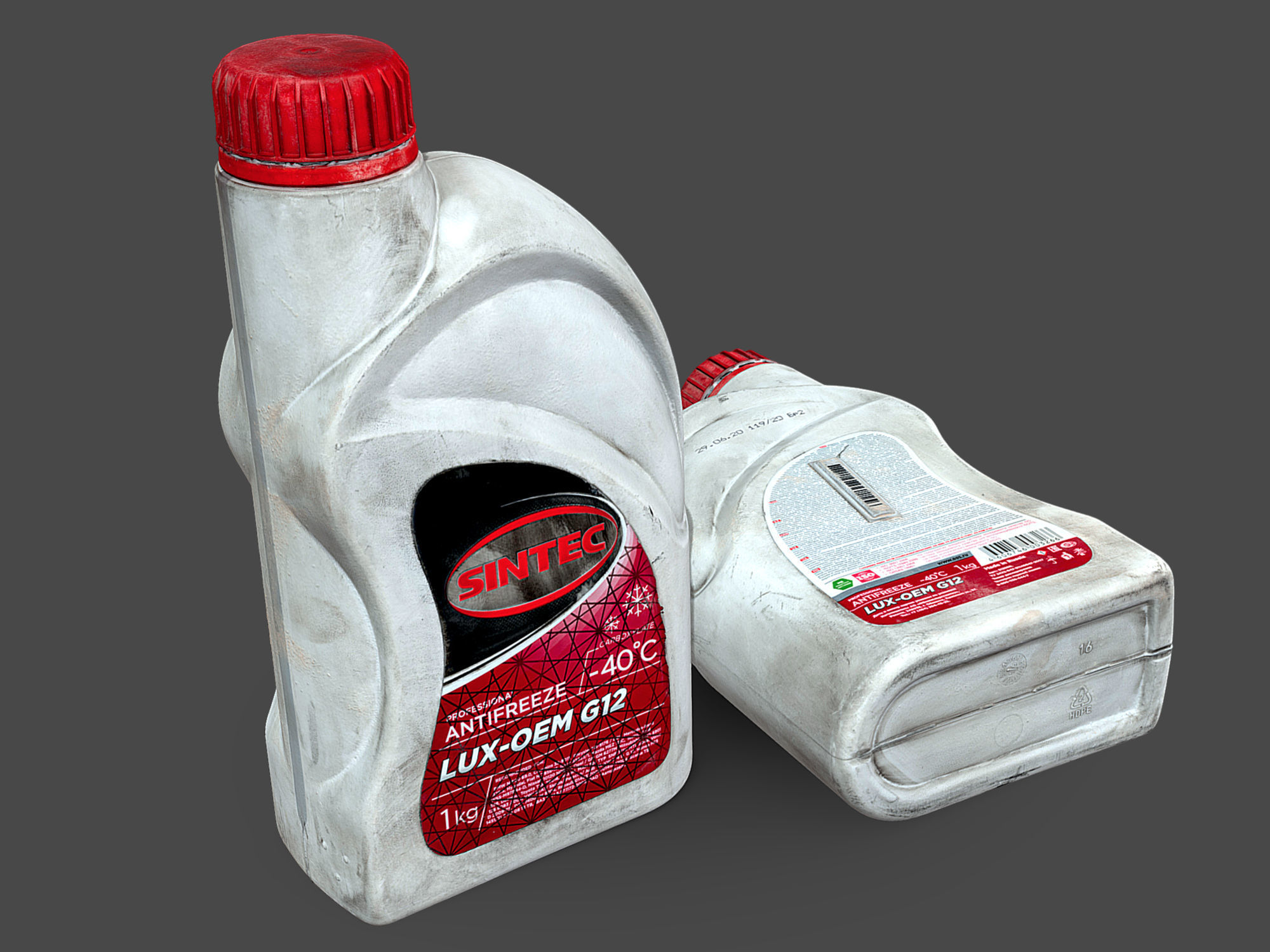 Antifreeze Bottle 3D model CGTrader