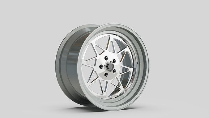 Wheelie tuning rims kooper 3D model