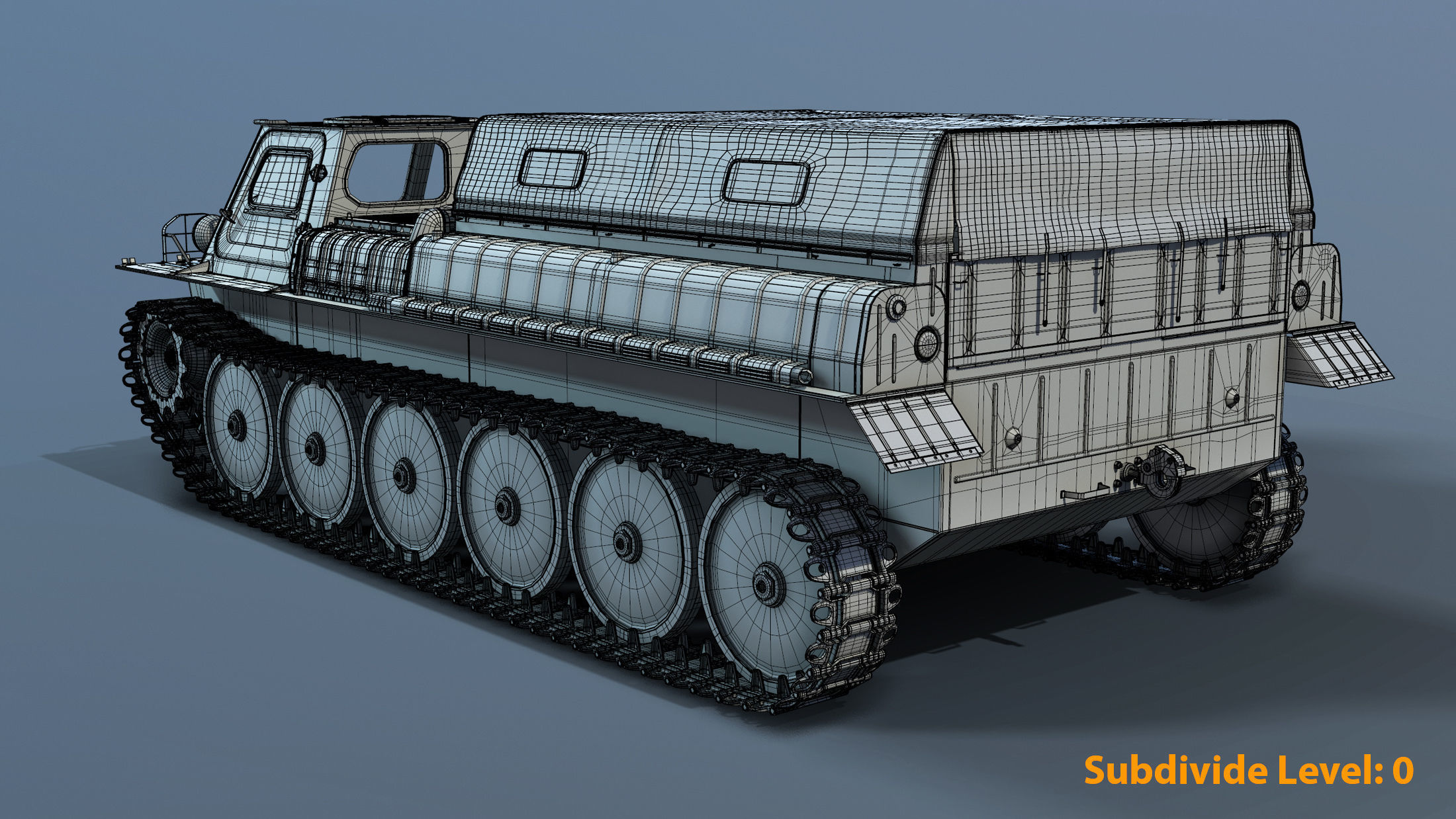 GC3339 START SCALE MODELS / GAZ 71 GT-SM URSS USSR TRANSPORT ARTIC VEHICULE 1/43