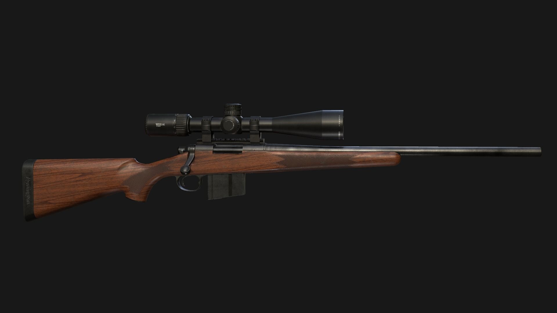Remington 700 short action sniper rifle