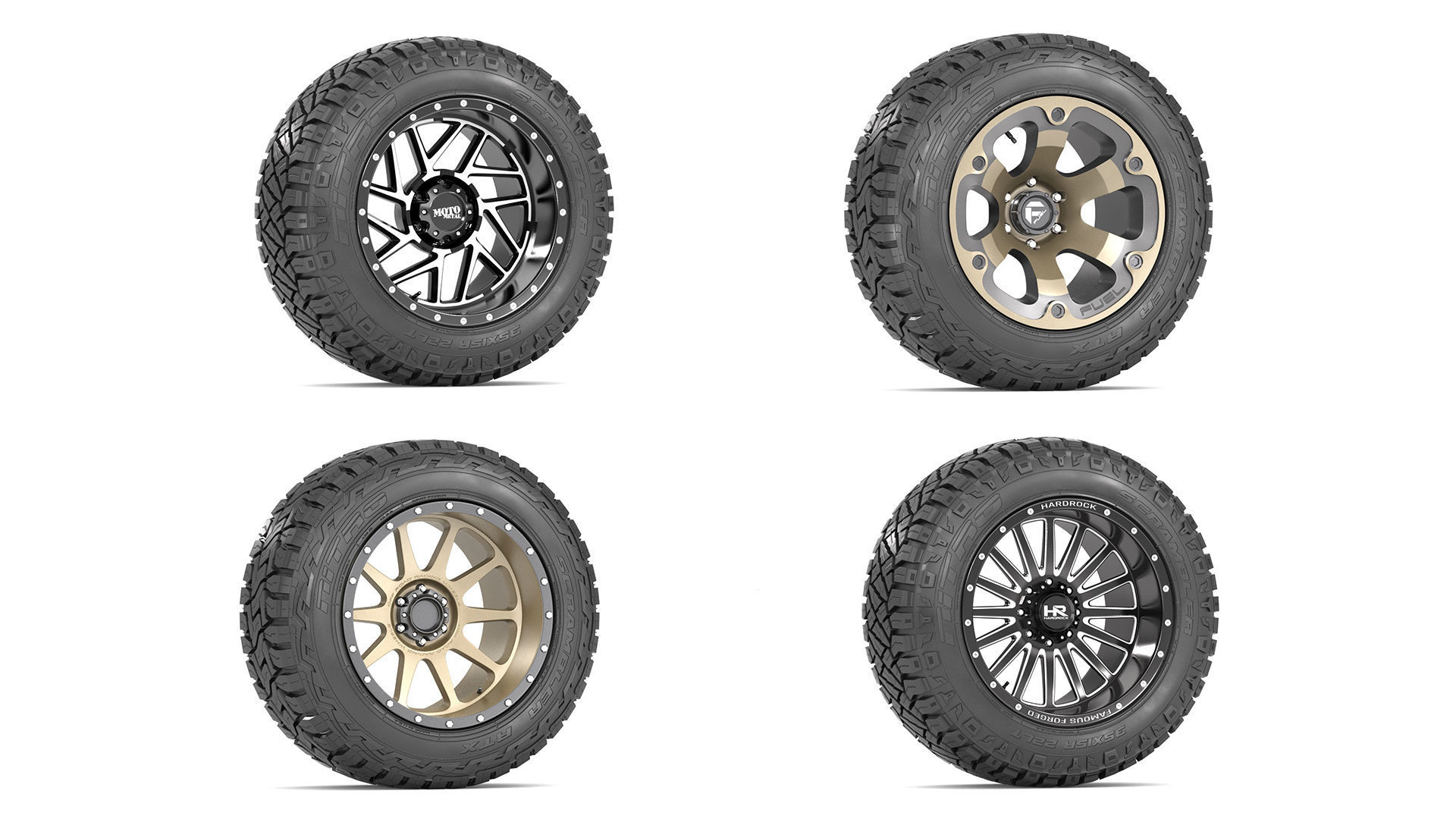 OFF ROAD WHEEL AND TIRE COLLECTION 1 CGTrader
