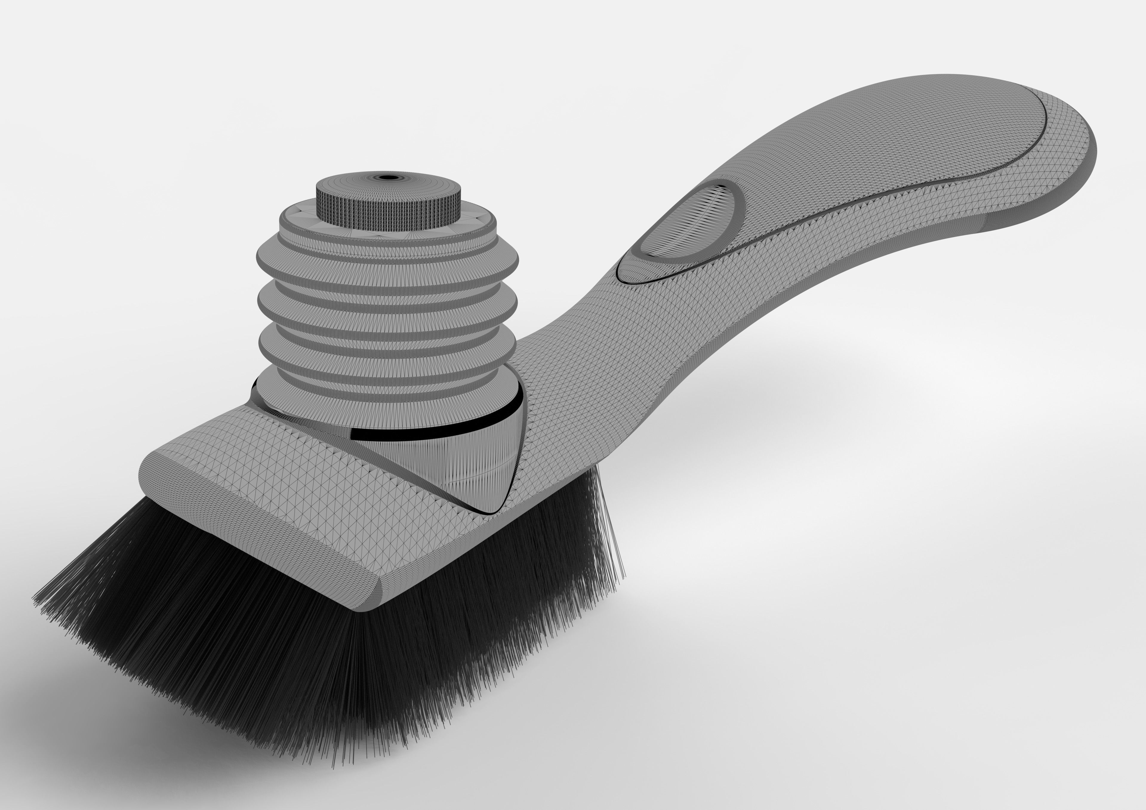Clean brush 3D model CGTrader