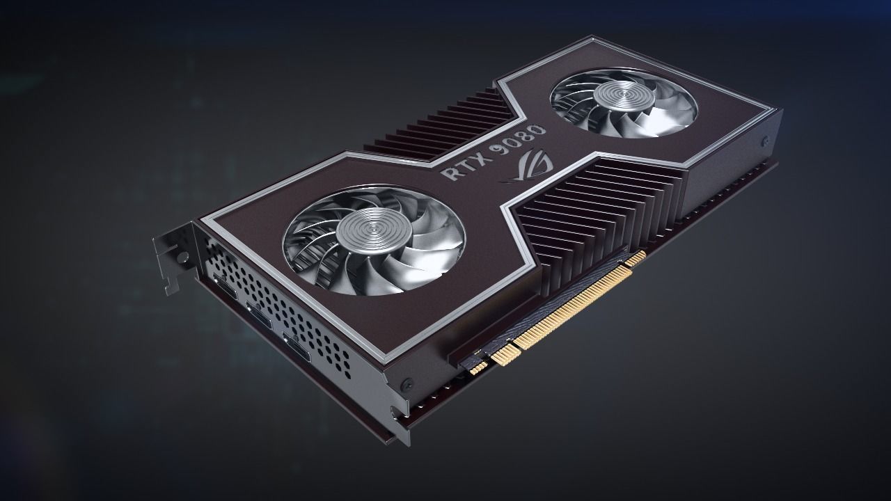 Graphic Card RTX 9080 Nvidia 3D model | CGTrader