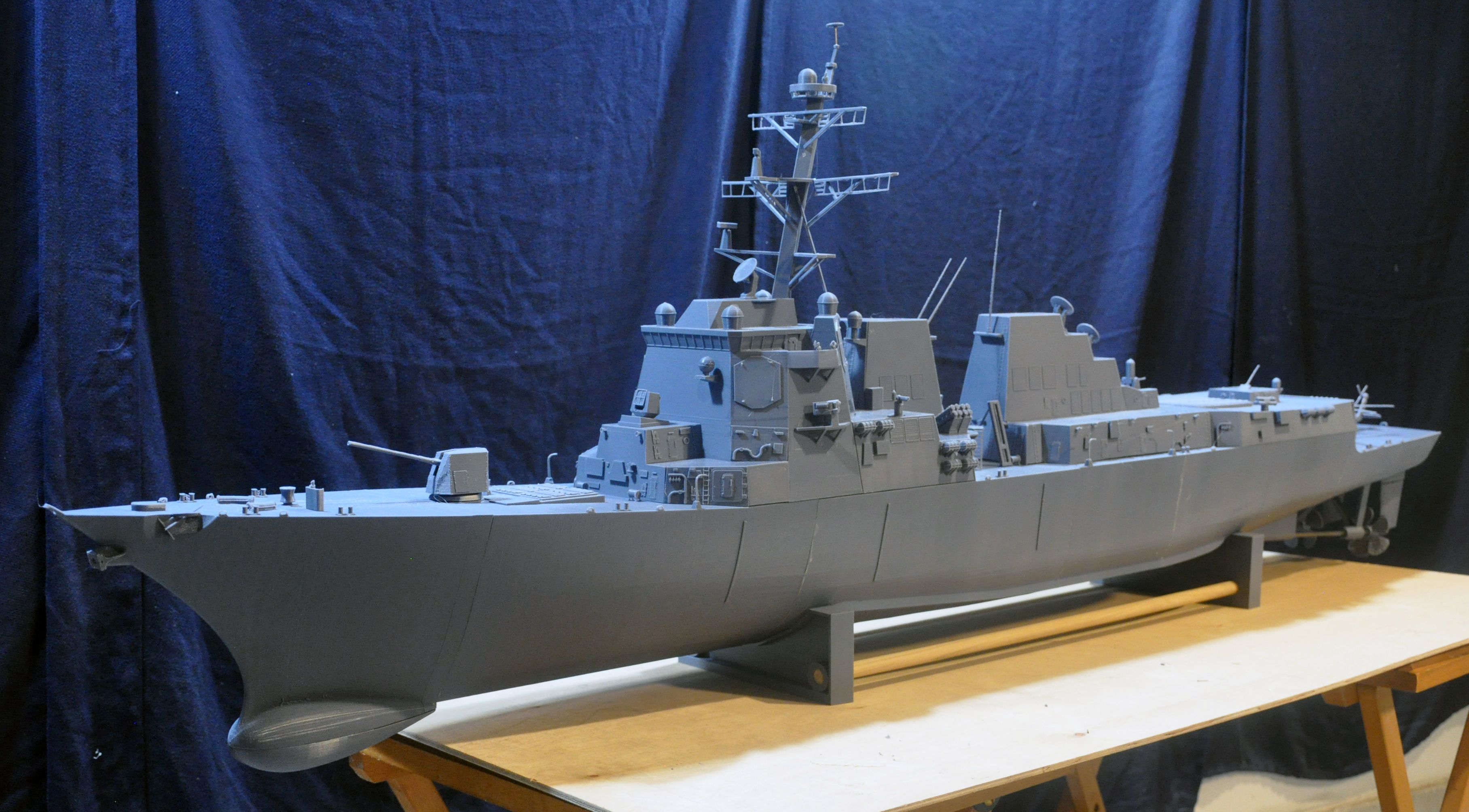 1 96 Arleigh Burke DDG RC Model Ship 3D model 3D printable | CGTrader
