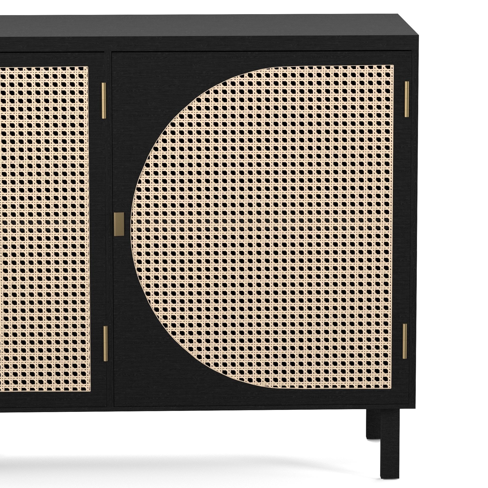 Adina Cane bing Dresser Black 3D model CGTrader