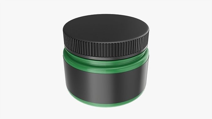 Plastic Jar Mockup 13 3D model