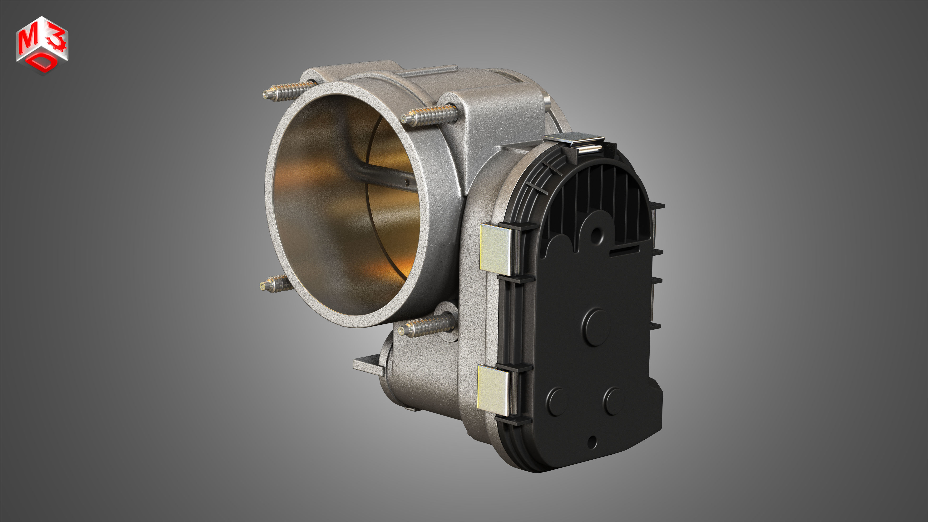 Electronic Throttle Body 3D model | CGTrader