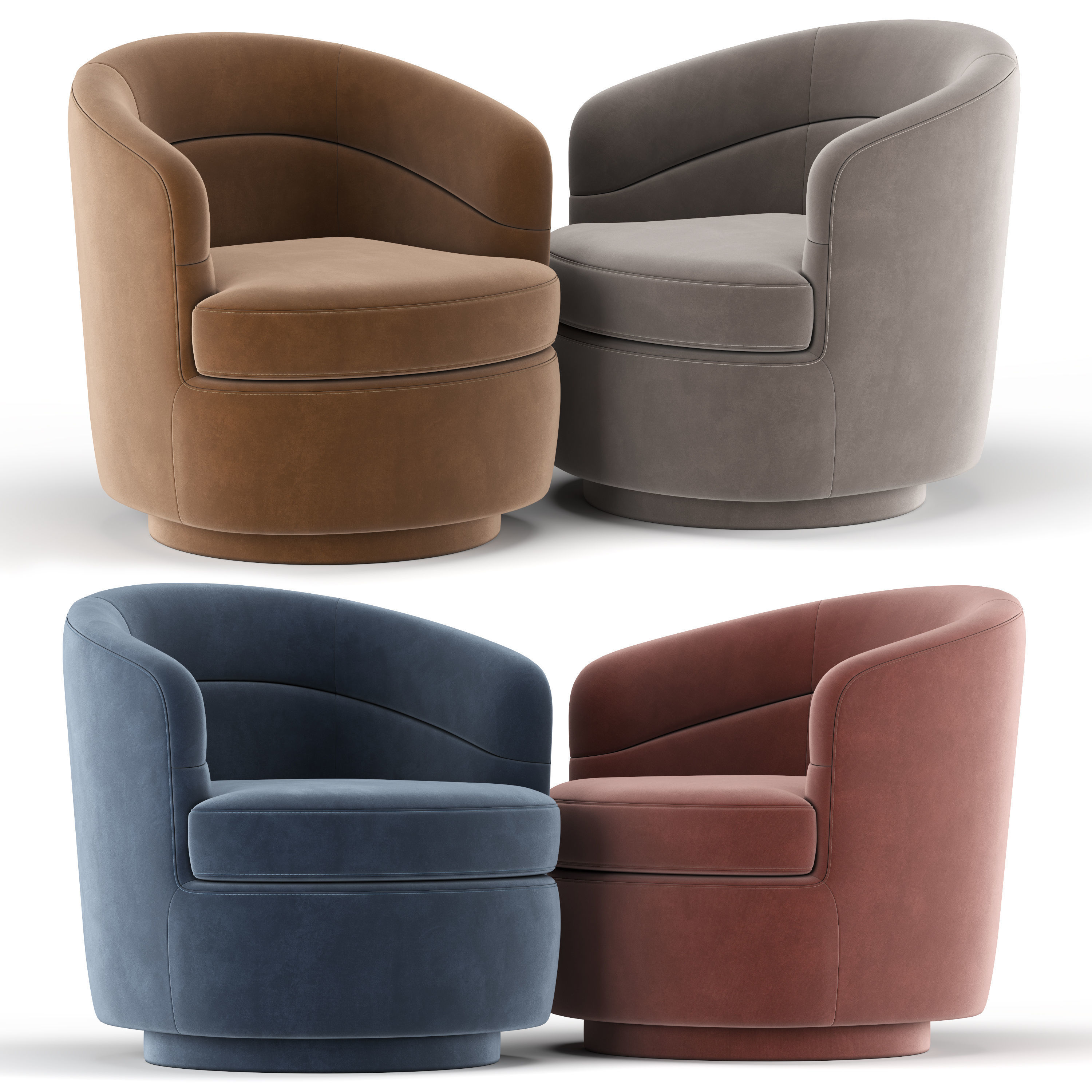 Viv Swivel Chair 3D | CGTrader