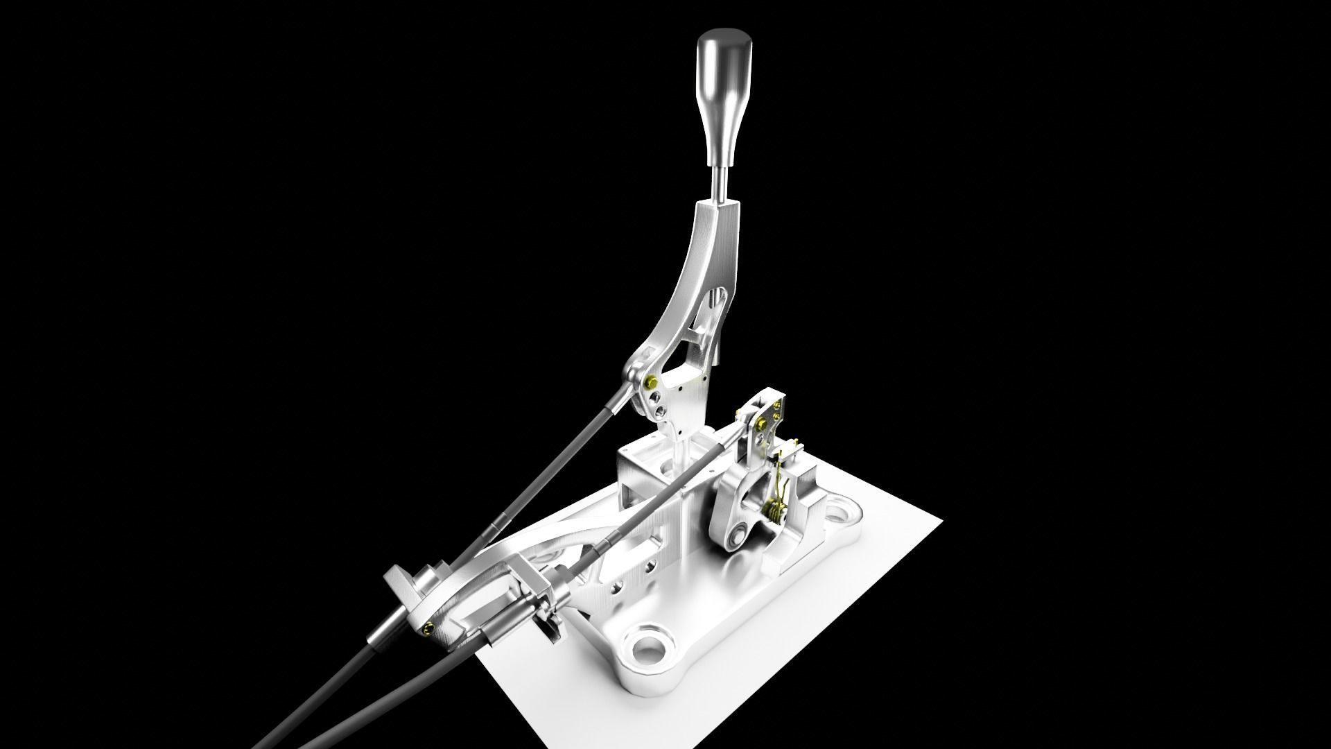 Ktuned billet race spec shifter 3D model CGTrader