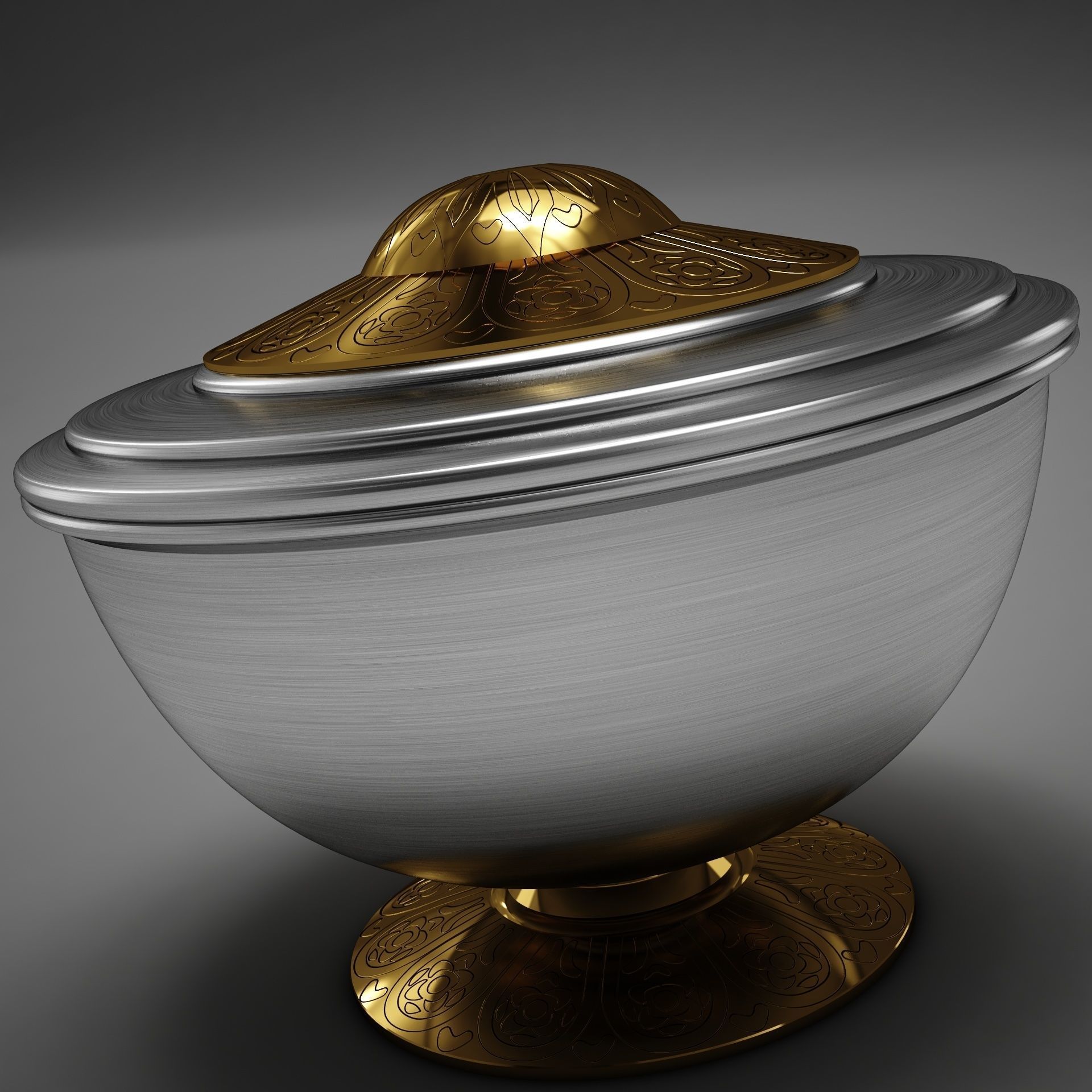 High Def Clasic Cremation Urn III 3D model CGTrader
