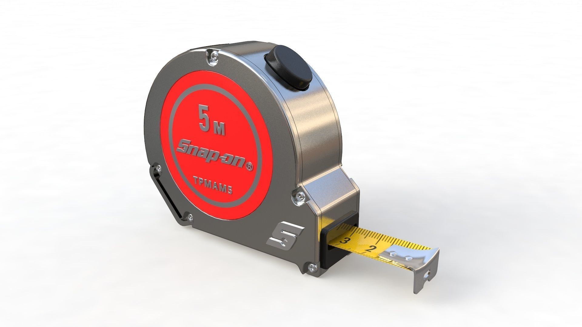 Tape Measure Metric 3D model animated rigged | CGTrader