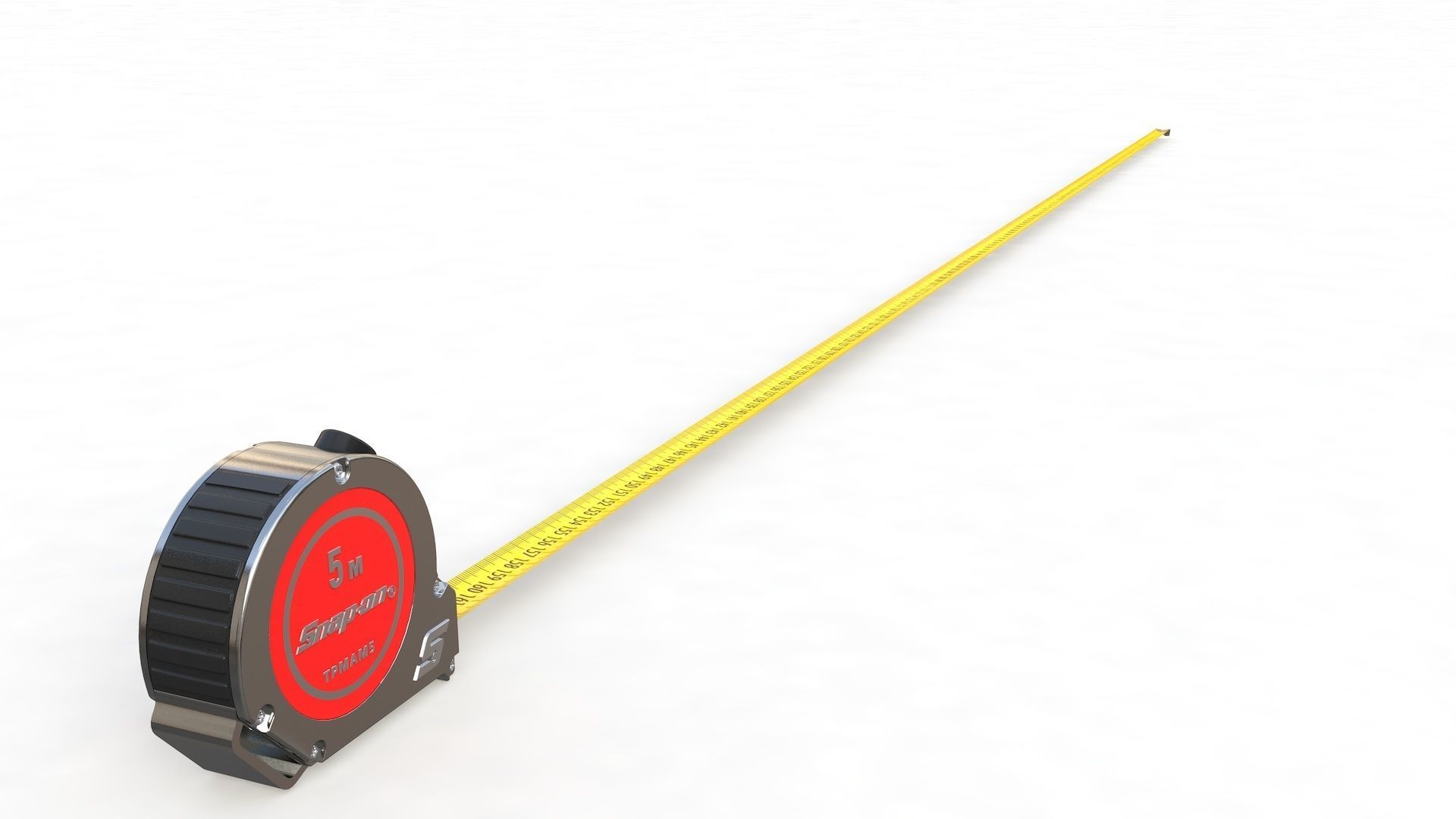 Tape Measure Metric 3D model animated rigged | CGTrader