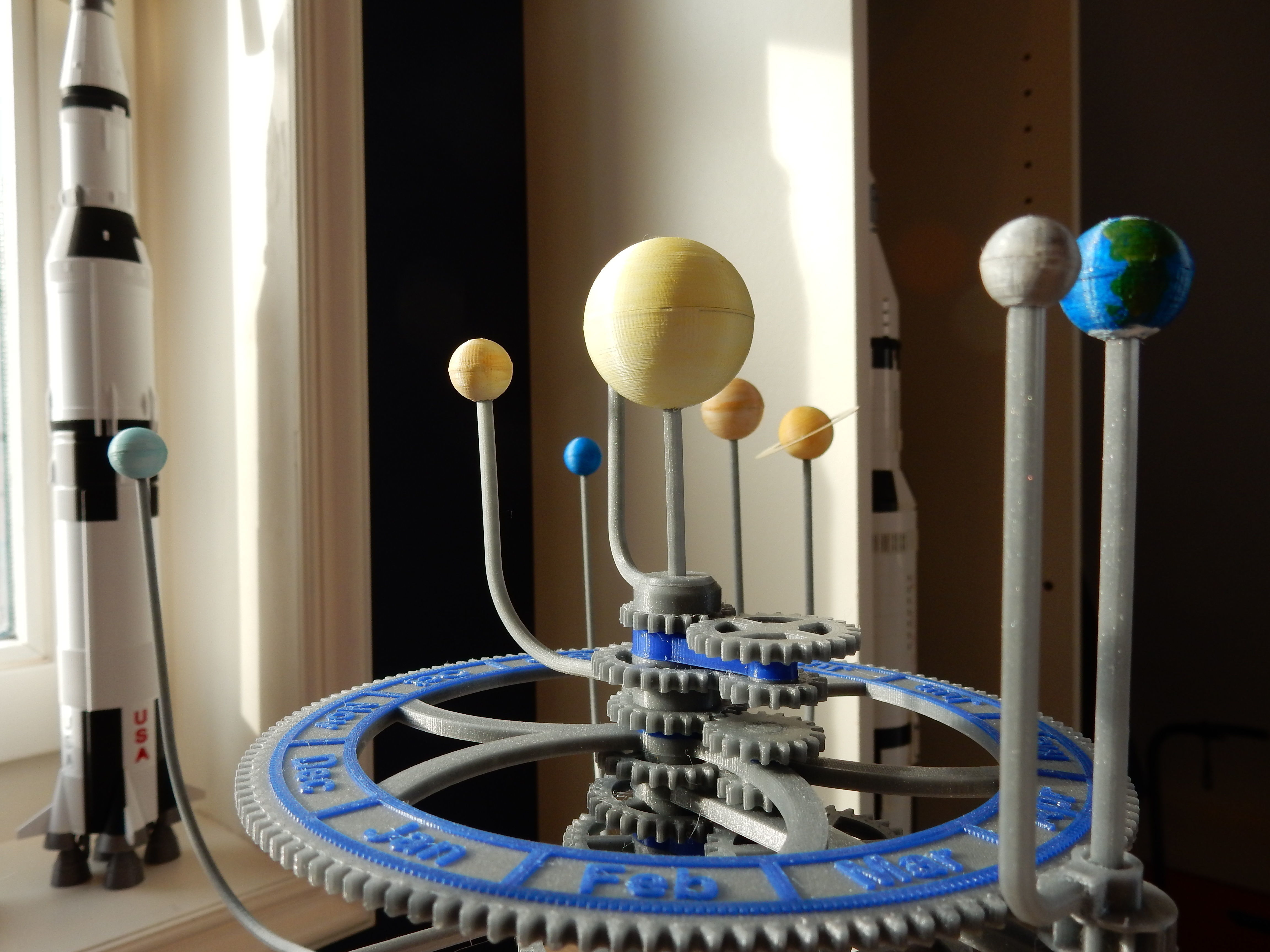 Solar System Planetarium 3D model 3D printable | CGTrader