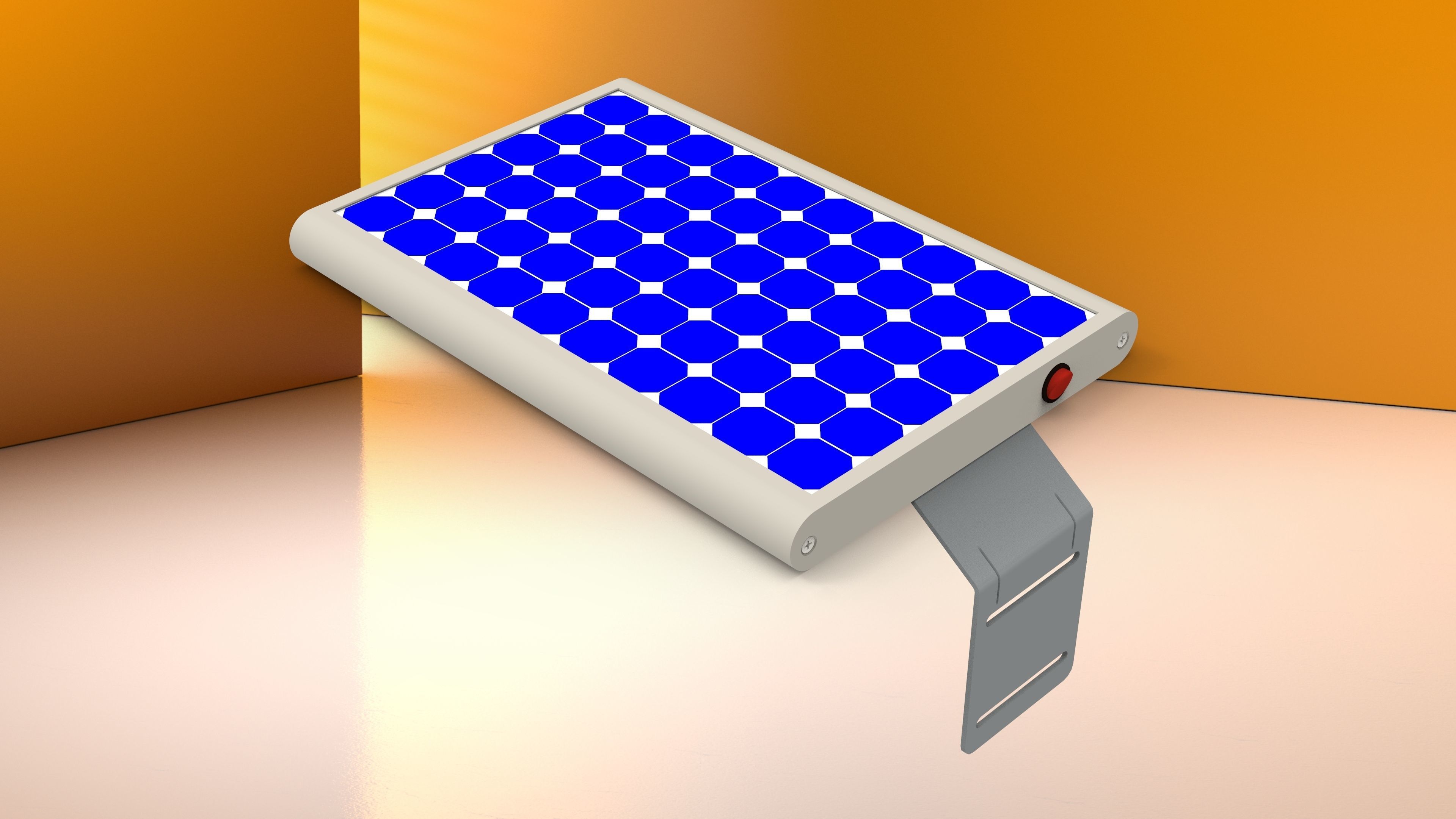 Solar street lights 3D model | CGTrader