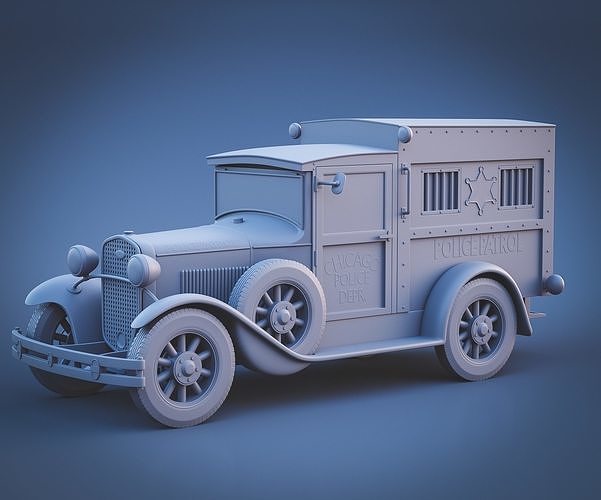 Police Car 3D Model 3D Printable CGTrader Police Car 3D Model 3D Printable CGTrader